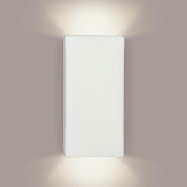 A19 Lighting Gran Flores E26 Base Dimmable LED Wall Sconce, Bisque 1804-2LEDE26